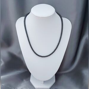 Hematite Beaded Necklace